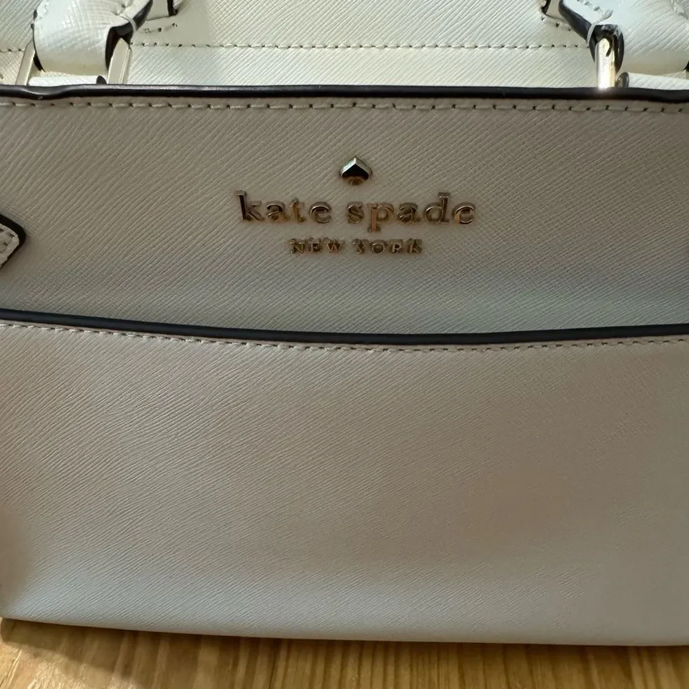 Kate Spade New York Staci Medium Satchel Leather - Parchment